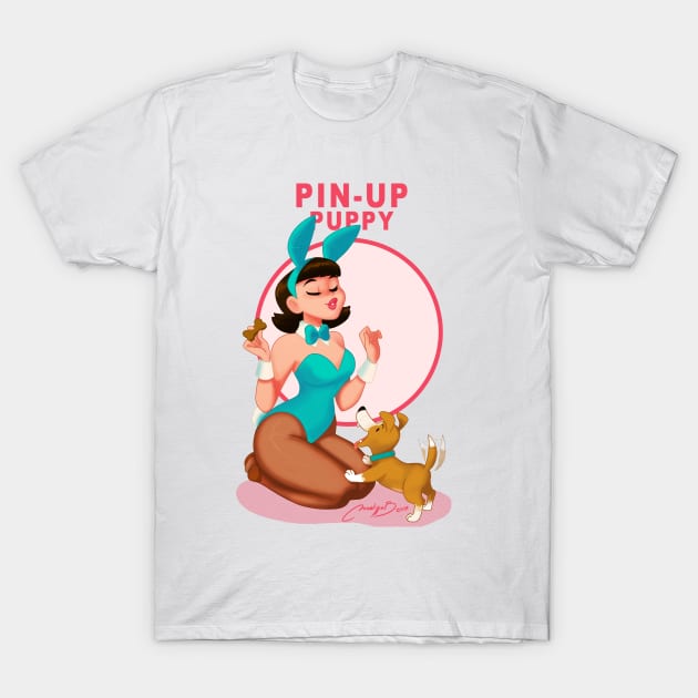 pin up poppy T-Shirt by melivillosa